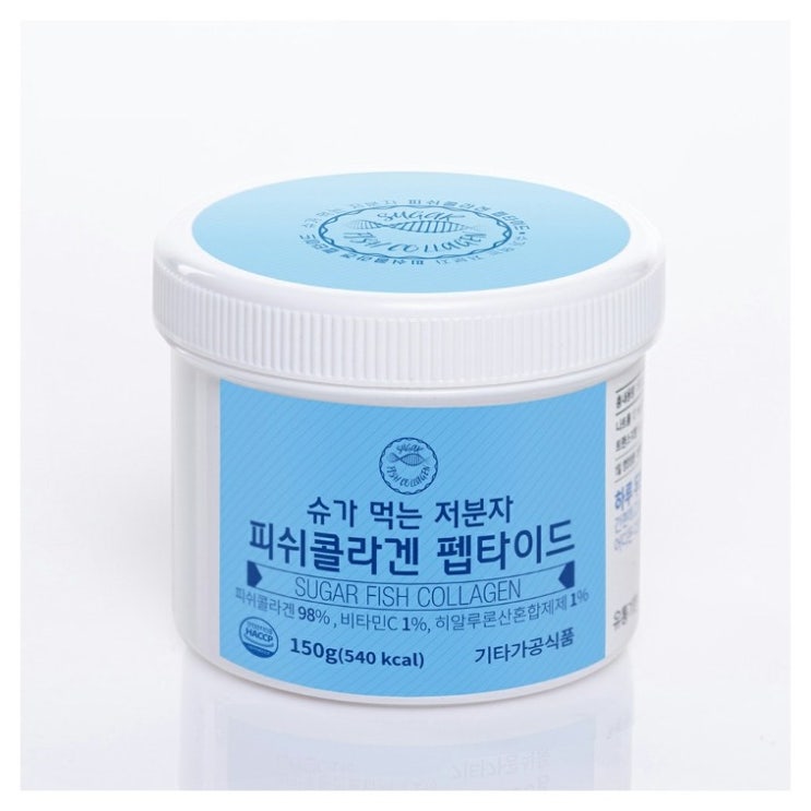 핵가성비 좋은 지웨이 슈가 먹는 저분자 피쉬 콜라겐 펩타이드 150g, 150g* 2개 ···