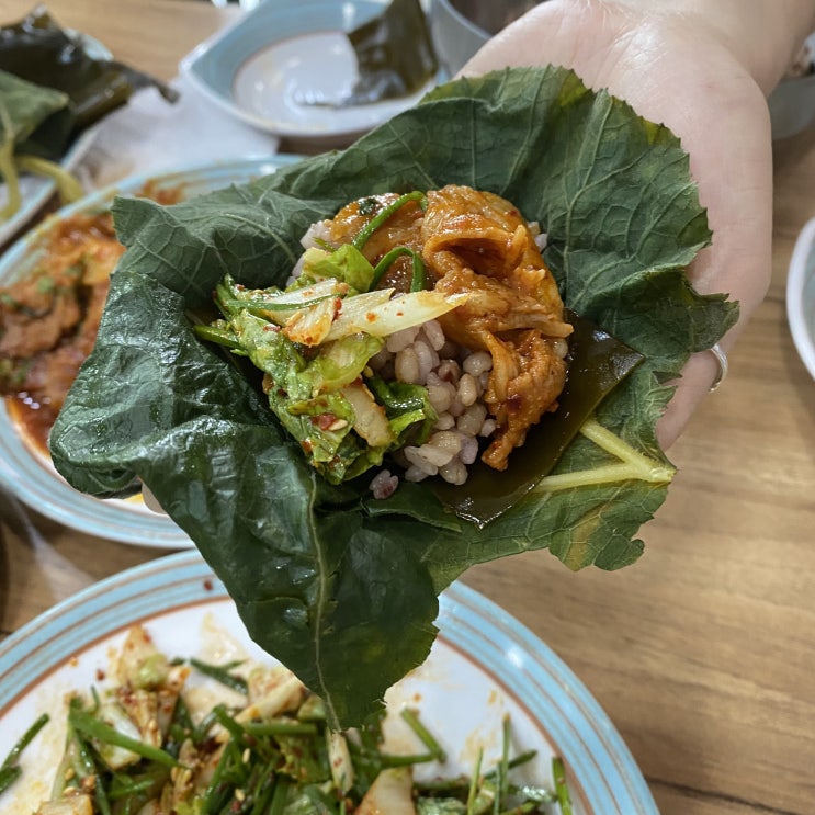  강된장도 제육볶음도 매력있던 일광 현미쌀보리밥
