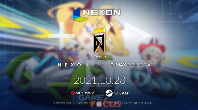  네오위즈 '디제이맥스 리스펙트 V' X 넥슨 콜라보 DLC 28일 출시 예고