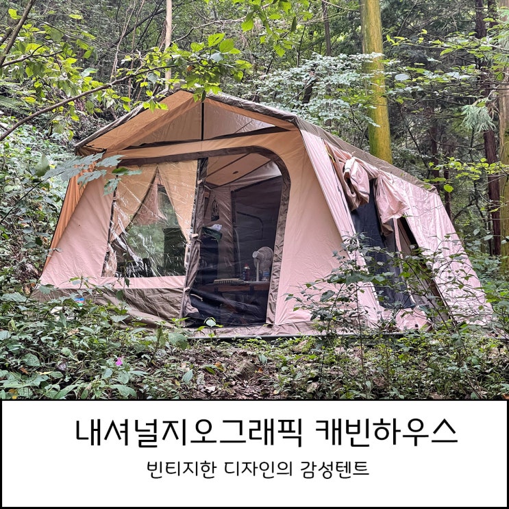  내셔널지오그래픽 캐빈하우스 면 텐트 몇 달 사용 후 장단점 리뷰