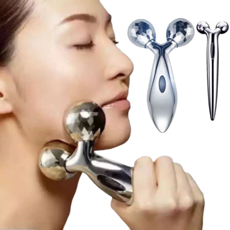  후기가 좋은 3dmassager 림프절 순환 마사지기 레이 홈케어 얼굴 작아지는 축소 리파 경락 윤곽 페이스 쿨 롤러 조권 키 이영애 마사지 기구 도구 다이소, [B형] 전신 마사