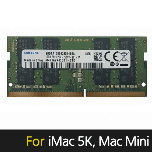  최근 많이 팔린 삼성전자 32GB 16GB 8GB 아이맥 2020 2019 2017 5K 램 메모리 업그레이드, 아이맥 2020년형, 16GB(단일) 추천합니다