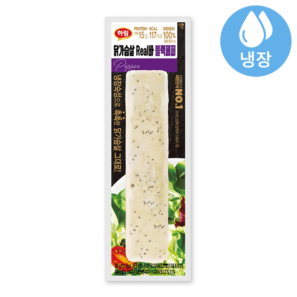  많이 팔린 [냉장]하림 닭가슴살 리얼바 블랙페퍼80g, 1개 추천해요