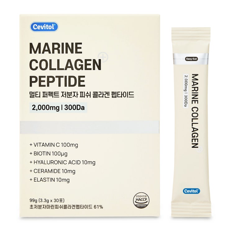  잘팔리는 세비톨 멀티 퍼펙트 저분자 피쉬 콜라겐 펩타이드 30포, 3.3g 좋아요