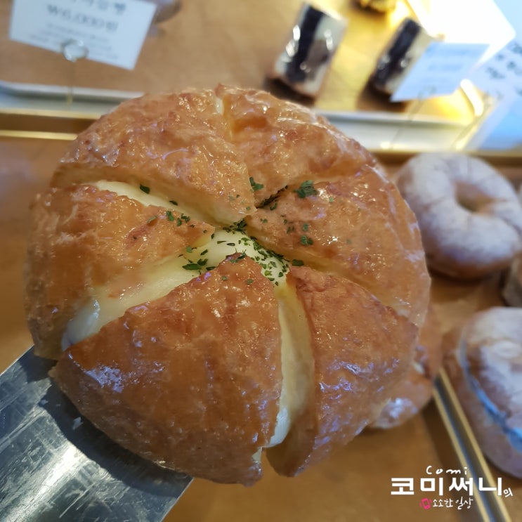 [제주 서귀포 베이커리 카페] 쇠소깍 빵명장 베스트 빵인 육쪽마늘빵 맛보기!