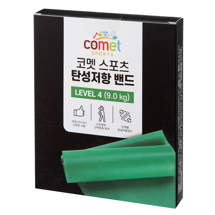 가성비 뛰어난 코멧 스포츠 탄성저항 밴드, 그린(20LB) 좋아요 가성비 뛰어난 코멧 스포츠 탄성저항 밴드, 그린(20LB) 좋아요