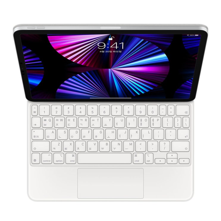 잘나가는 Apple 정품 매직 키보드 iPad Pro 11 3세대 iPad Air 4세대, 화이트, 한국어 좋아요 잘나가는 Apple 정품 매직 키보드 iPad Pro 11 3세대 iPad Air 4세대, 화이트, 한국어 좋아요