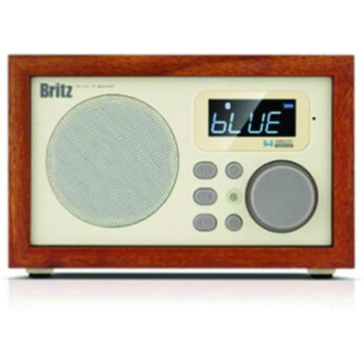 가성비갑 Britz BA-C1 Wireless Bluetooth 스피커 Aux Remote FM 라디오 클럭 알람, 단일옵션, 단일옵션 ···