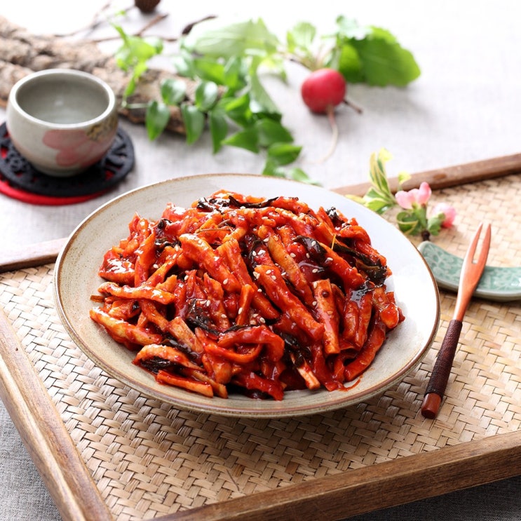  갓성비 좋은 또밥찬 맛있는 무말랭이 무침1kg 족발 보쌈 반찬단지 좋아요