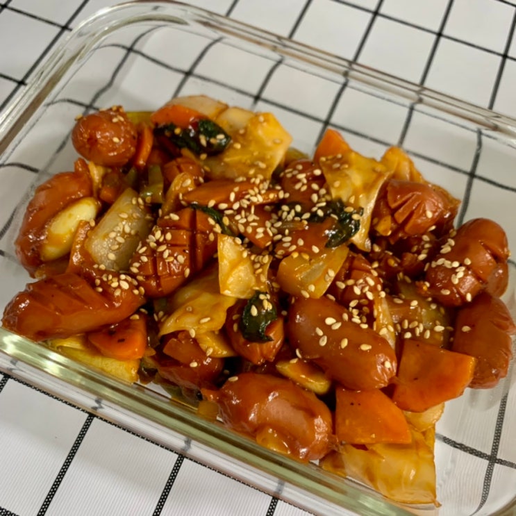  백종원 소세지야채볶음 남녀노소 좋아할 국민반찬