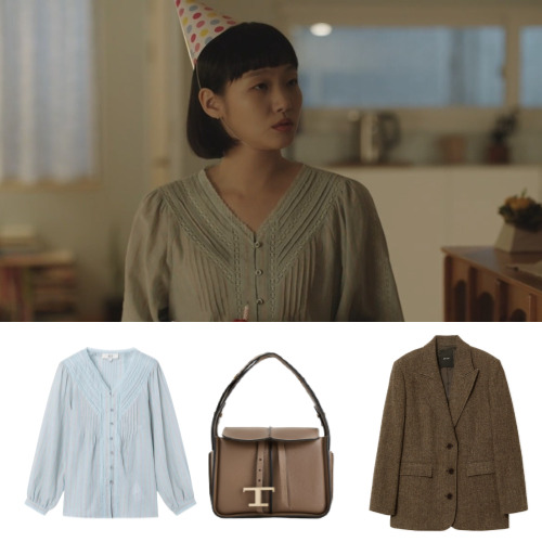  유미의세포들 11화 : 김고은/김유미 코트, 가방, 블라우스, 맨투맨패션정보
