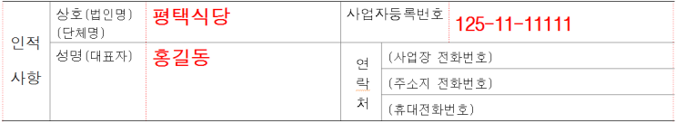  "[사업자등록 정정]신고서 작성방법"