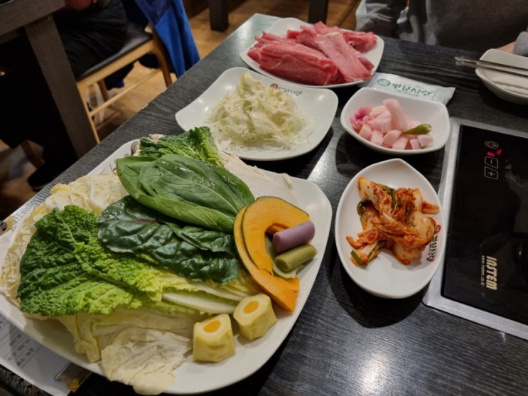  신도림역 테크노마트 샤브샤브맛집 뽕잎사랑