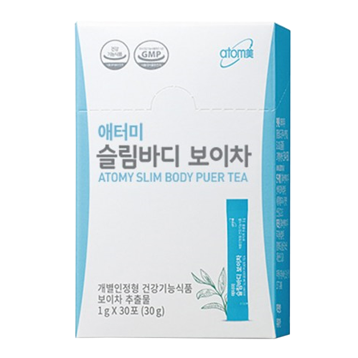 인기있는 애터미 슬림바디 보이차, 1g, 30개 ···