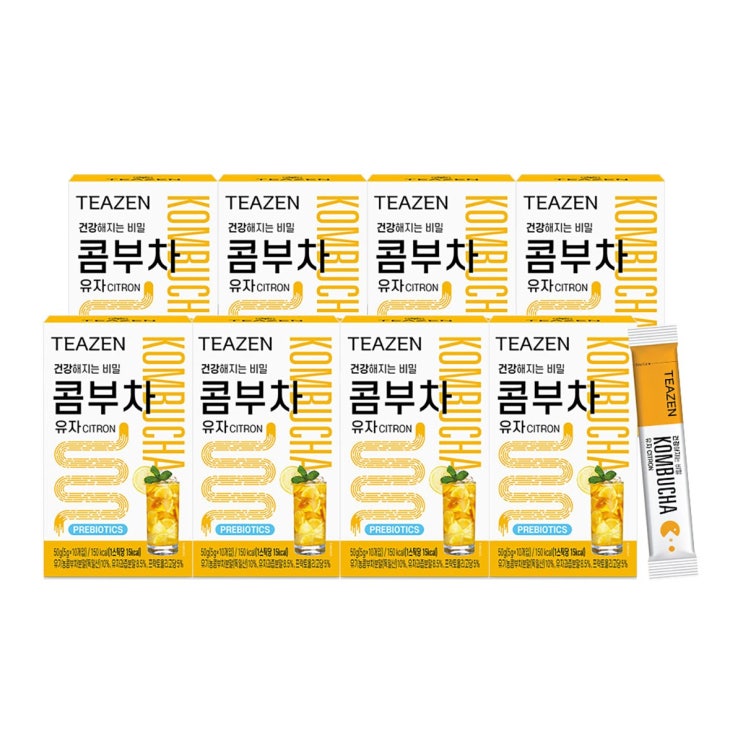 선택고민 해결 티젠 콤부차 유자, 5g, 80개 추천합니다 선택고민 해결 티젠 콤부차 유자, 5g, 80개 추천합니다