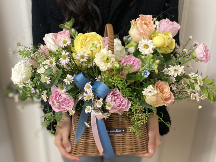  꽃바구니보관 이렇게 해요