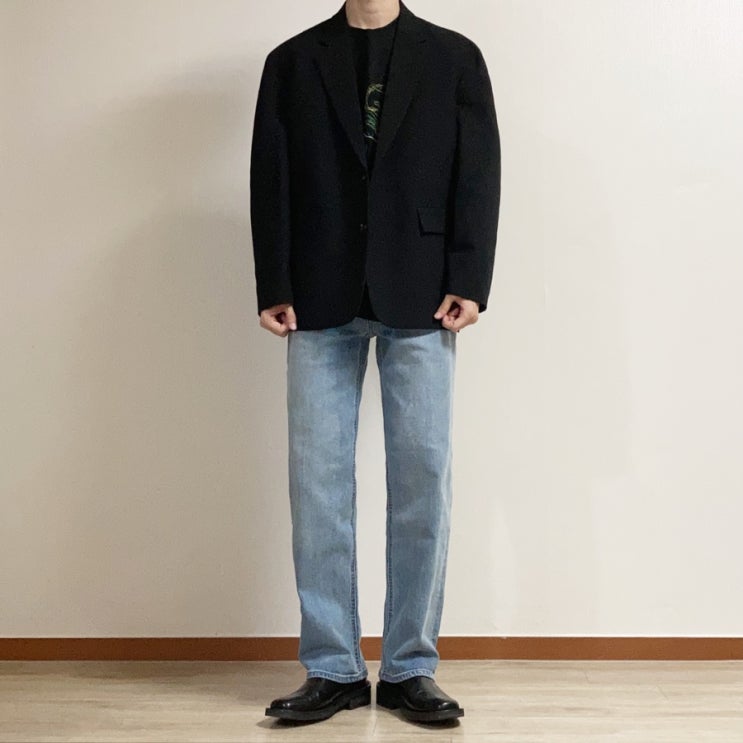  낫앤낫 스테이 블레이저 (루즈핏) 블랙, NOTNNOT 블레이저 낫앤낫 블레이저 자켓 후기