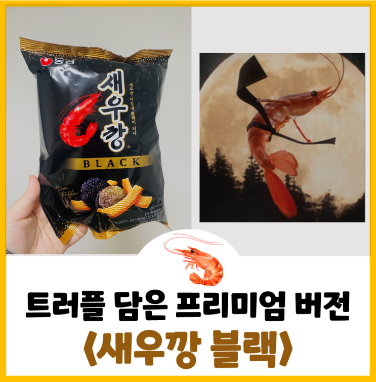  [내돈내산] 일반 깡이 아니다! 프리미엄 <새우깡 블랙> 리뷰!