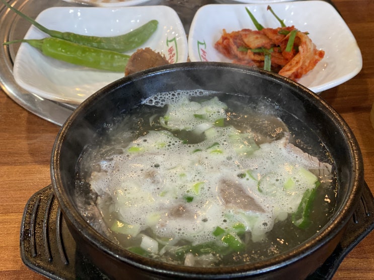  든든하게 먹기 좋은 군산맛집 * 바우네나주곰탕