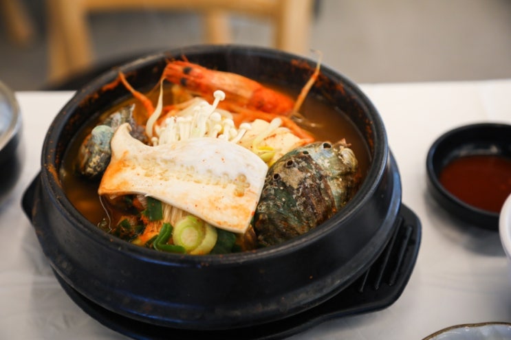  속초 맛집 추천 설악산 바람꽃 해녀마을 전복해물뚝배기