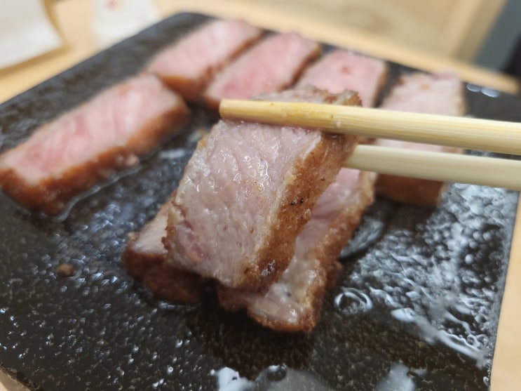  나주 혁신도시 일식당 규카츠미 혼밥 테이블도 있네