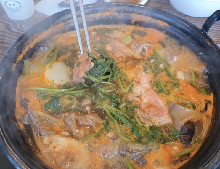 전주 에코시티 숨은맛집 / 등촌 샤브 칼국수 칼칼한 국물이 일품!