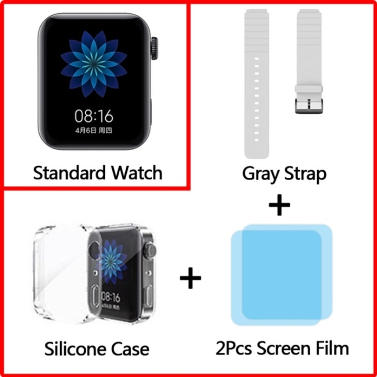 잘팔리는 Xiaomi Watch MI Smart Watch GPS NFC WIFI ESIM 전화 Android 손목 시계 응답 블루투스 피트니스 심박수 모니터 추적기, 회색 스트랩 잘팔리는 Xiaomi Watch MI Smart Watch GPS NFC WIFI ESIM 전화 Android 손목 시계 응답 블루투스 피트니스 심박수 모니터 추적기, 회색 스트랩