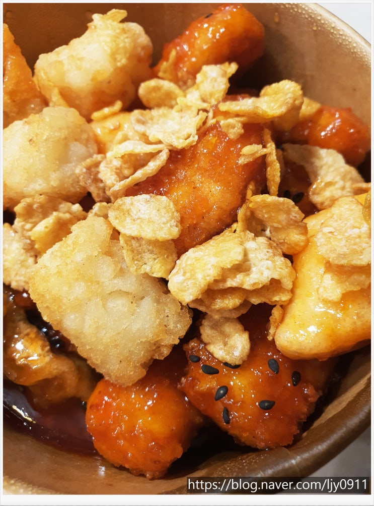  달달한 닭강정 먹고싶은 날~ 구리 수택동닭강정 맛집~ 우리동네안심닭강정 포장!