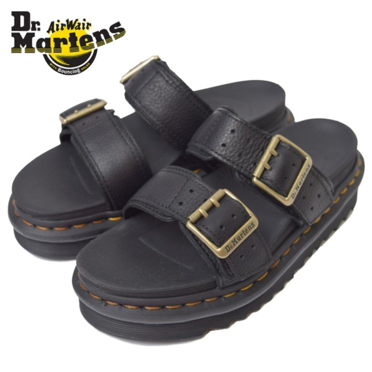 인지도 있는 Dr.Martens닥터 마틴[R25559001]MYLES II BLACK마일스 2남성 블랙 검정 신발 신발 끈 샌들 샌들 좋아요
