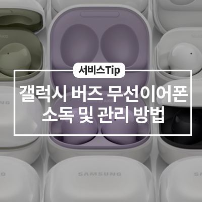  삼성 갤럭시 버즈 무선이어폰 소독 및 관리방법