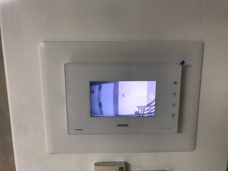  남양주 와부읍 덕소두산위브 코콤 비디오폰 K6B VP-U701 설치 후기