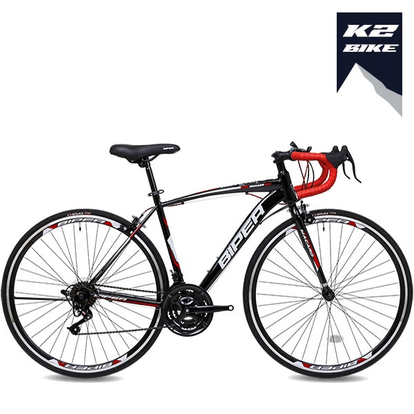 인기 급상승인 2021 K2BIKE 로드자전거 메커드R21 700C 21단 싸이클 조립별도, 메커드R21(490)블랙+블루, 미조립 좋아요