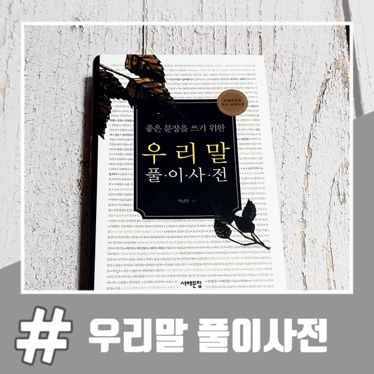  알기 쉬운 예쁜 순우리말 단어 모음집 '우리말 풀이 사전'