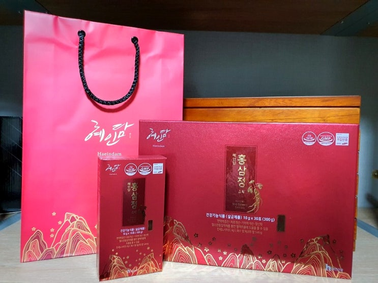  부모님선물 추천, 혜인담 홍삼정 스틱(6년근 홍삼, 건강기능식품, 사포닌, 빠른 기력회복)