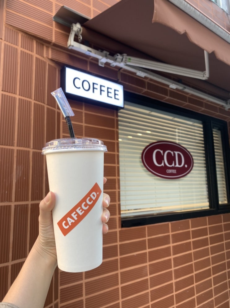  창원 크림 가득한 도넛 맛집, 용호동 CCD 카페 :)