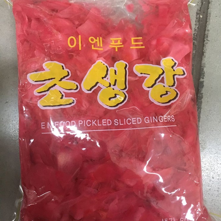  가성비갑 이엔 적초 생강 절임 초생강 1.3kg 1개 [46487EA ++], 옵션선택 : 1 좋아요