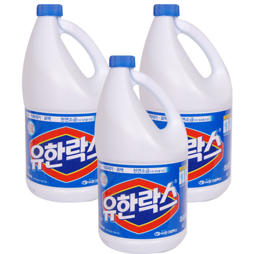 선호도 좋은 유한락스 레귤러, 4L, 3개 좋아요