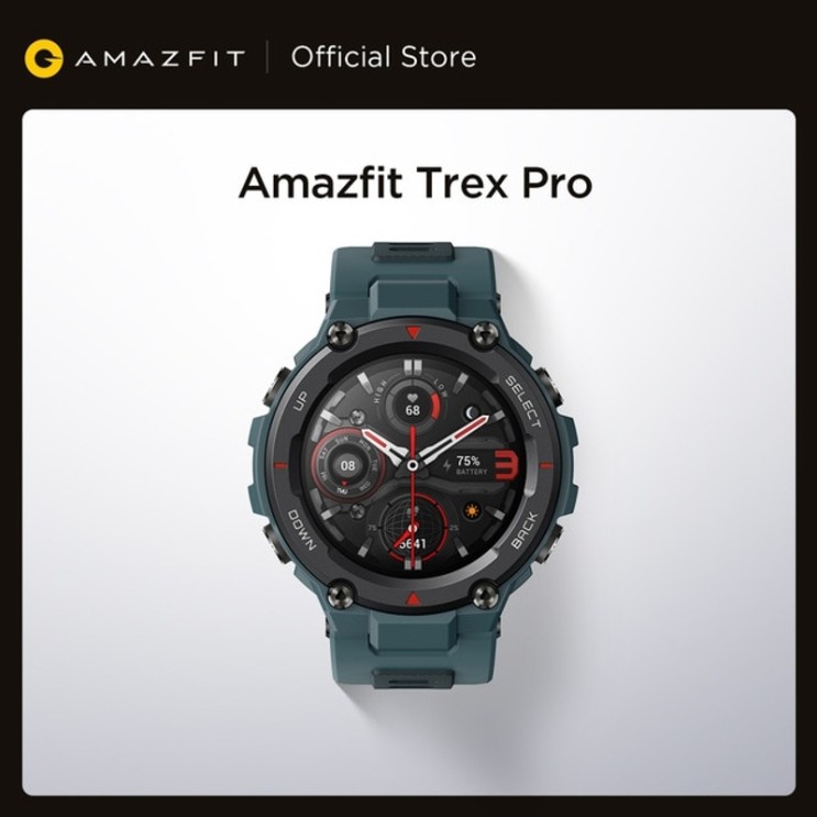 선호도 좋은 새로운 Amazfit T-rex Trex Pro T Rex GPS 야외 Smartwatch 방수 18 일 배터리 수명 390mAh Android iOS 전화 용 스마트