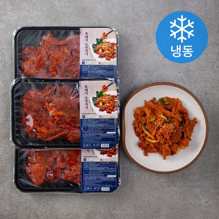 잘팔리는 흑 돼지 두루치기 (냉동), 400g, 3개 추천합니다 잘팔리는 흑 돼지 두루치기 (냉동), 400g, 3개 추천합니다