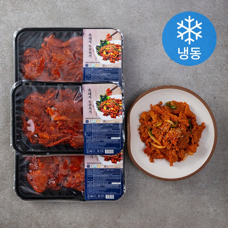 잘팔리는 흑 돼지 두루치기 (냉동), 400g, 3개 추천합니다