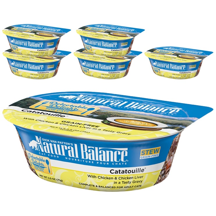 선택고민 해결 내추럴발란스 Grain Free 캣 푸드 수제 스튜 컵캔 6p, 닭고기&닭간, 71g 좋아요 선택고민 해결 내추럴발란스 Grain Free 캣 푸드 수제 스튜 컵캔 6p, 닭고기&닭간, 71g 좋아요