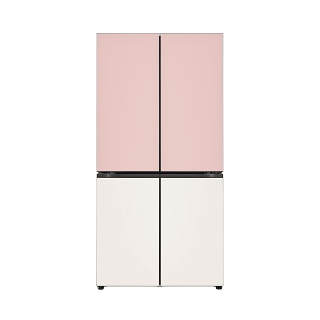 많이 팔린 LG전자 M871GPB041 오브제컬렉션 냉장고 1등급 글라스 핑크 베이지 좋아요