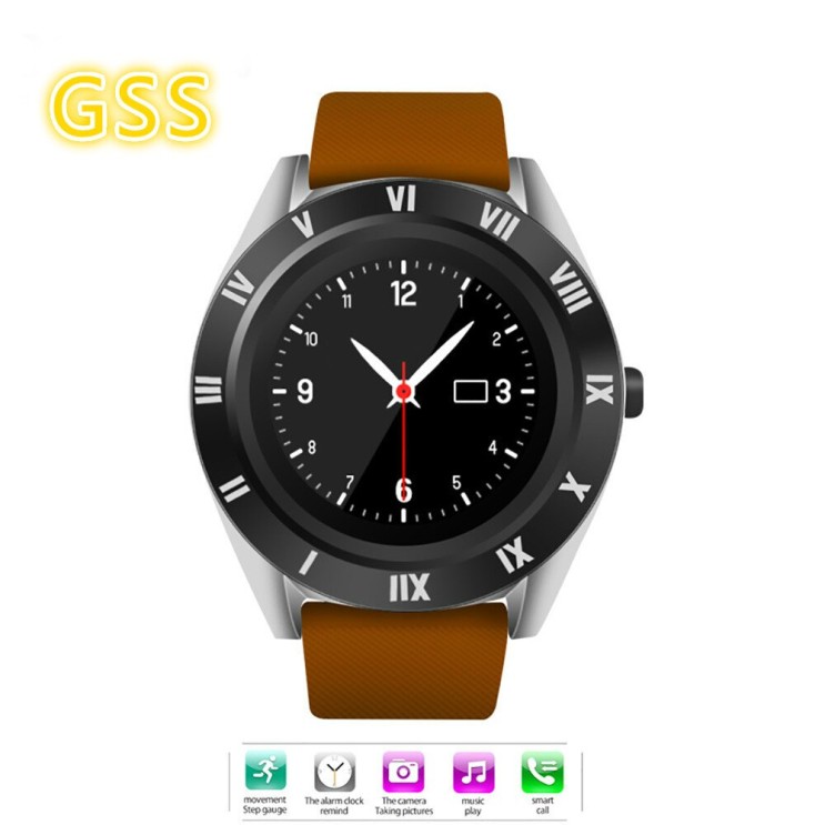 구매평 좋은 M11 smartwatch 블루투스 smartwatch 터치 스크린 손목 시계 카메라/sim 카드 슬롯 방수 스마트 시계 dz09 x6 vs v8 a1, 단일, Sil