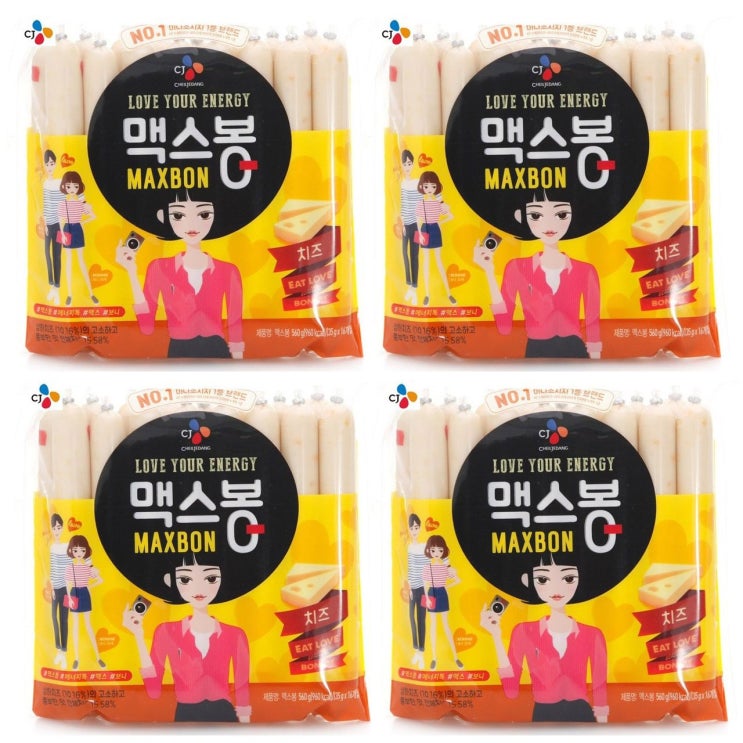 인기 급상승인 맥스봉 치즈 소시지, 560g, 4개 추천해요