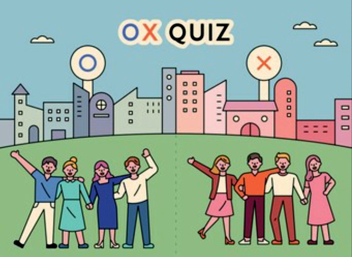  재밌는 영어OX퀴즈 20개 영어게임 OX Quiz OX game