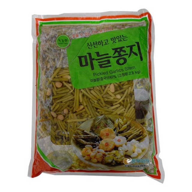 리뷰가 좋은 한영 녹농원 마늘쫑지4kg 5개 고추장아찌/깻잎장아찌/매실장아찌/명이나물장아찌/반찬/젓갈, 단일 수량 추천해요 리뷰가 좋은 한영 녹농원 마늘쫑지4kg 5개 고추장아찌/깻잎장아찌/매실장아찌/명이나물장아찌/반찬/젓갈, 단일 수량 추천해요
