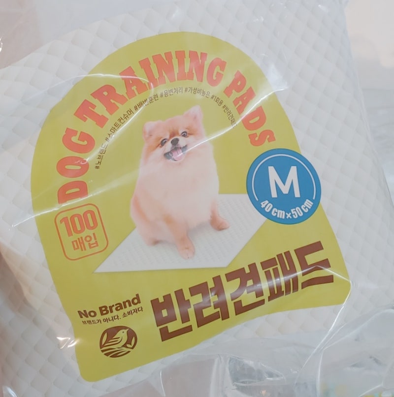 [리뷰] 노브랜드 배변패드 비교사용기