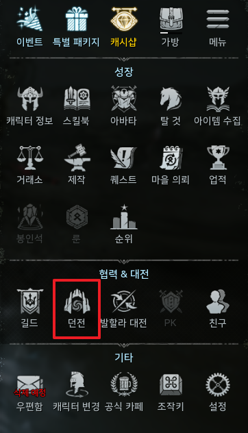  오딘 정예 던전 - 공허의 유적