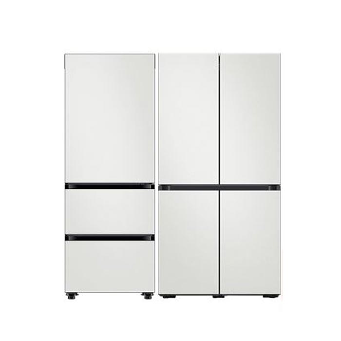  선택고민 해결 [삼성] 비스포크 키친핏 냉장고김치냉장고 RF60A91C3AP+RQ33T7412AP(전체코타화이트) 추천합니다