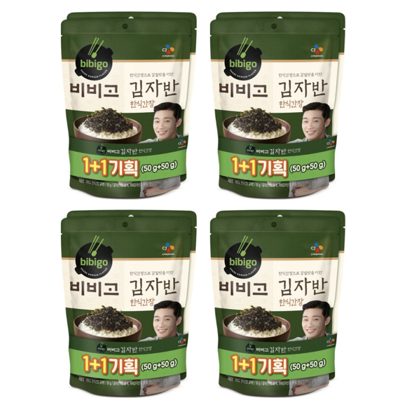 갓성비 좋은 한식간장으로 감칠맛을 더한 CJ 비비고 한식간장 김자반 50g*2봉 4개 추천해요